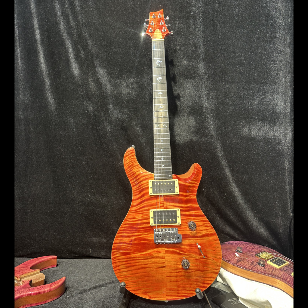 NO.1 Pyro-RS Solid flamed maple top &flamed maple neck（orange）