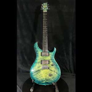 NO.3 Pyro-RS Solid Flame maple top and neck (Gradient green）