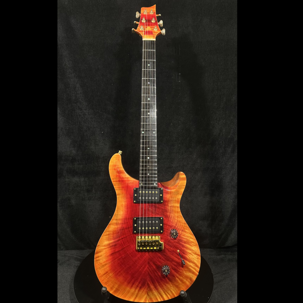 NO.5 Pyro-RS Solid Flame maple top and neck (sunset）