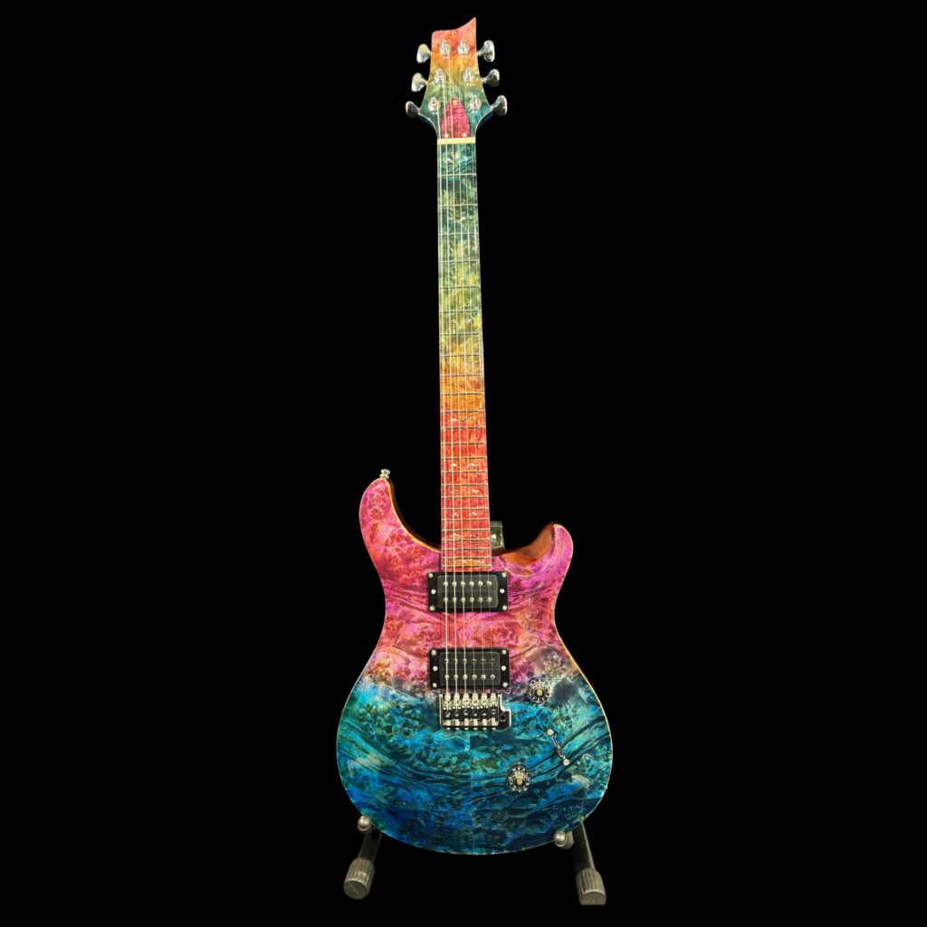 NO.10 Pyro-RS Solid Book match Golden Camphor Burls(Galaxy)