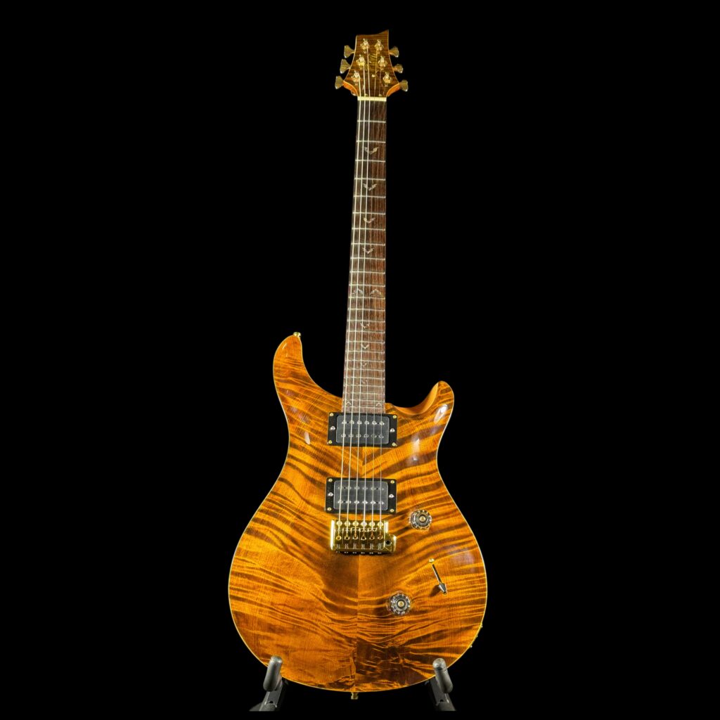 NO.2 Solid  Flamed Maple and Mahogany neck (Tiger)