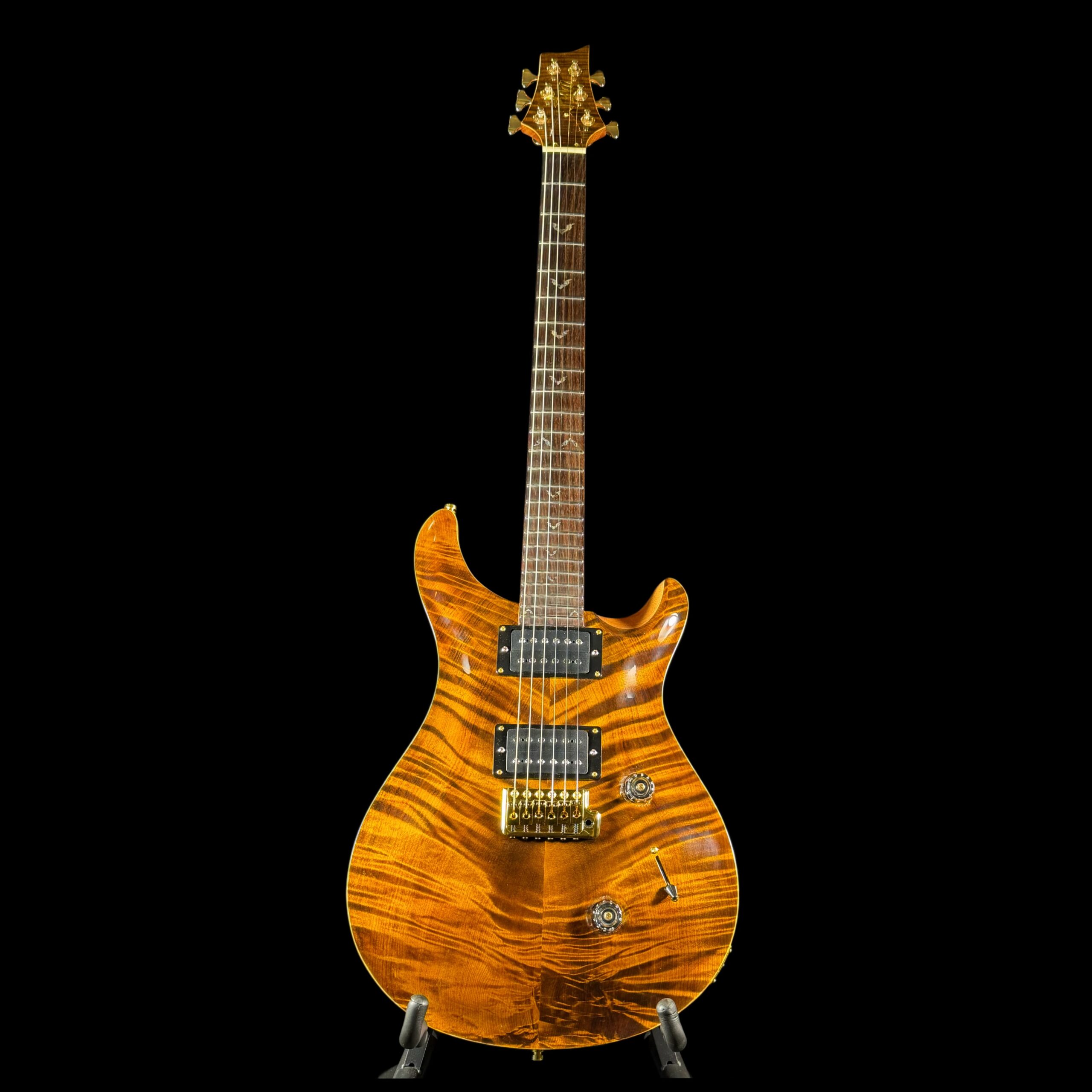 NO.2 Solid  Flamed Maple and Mahogany neck (Tiger)