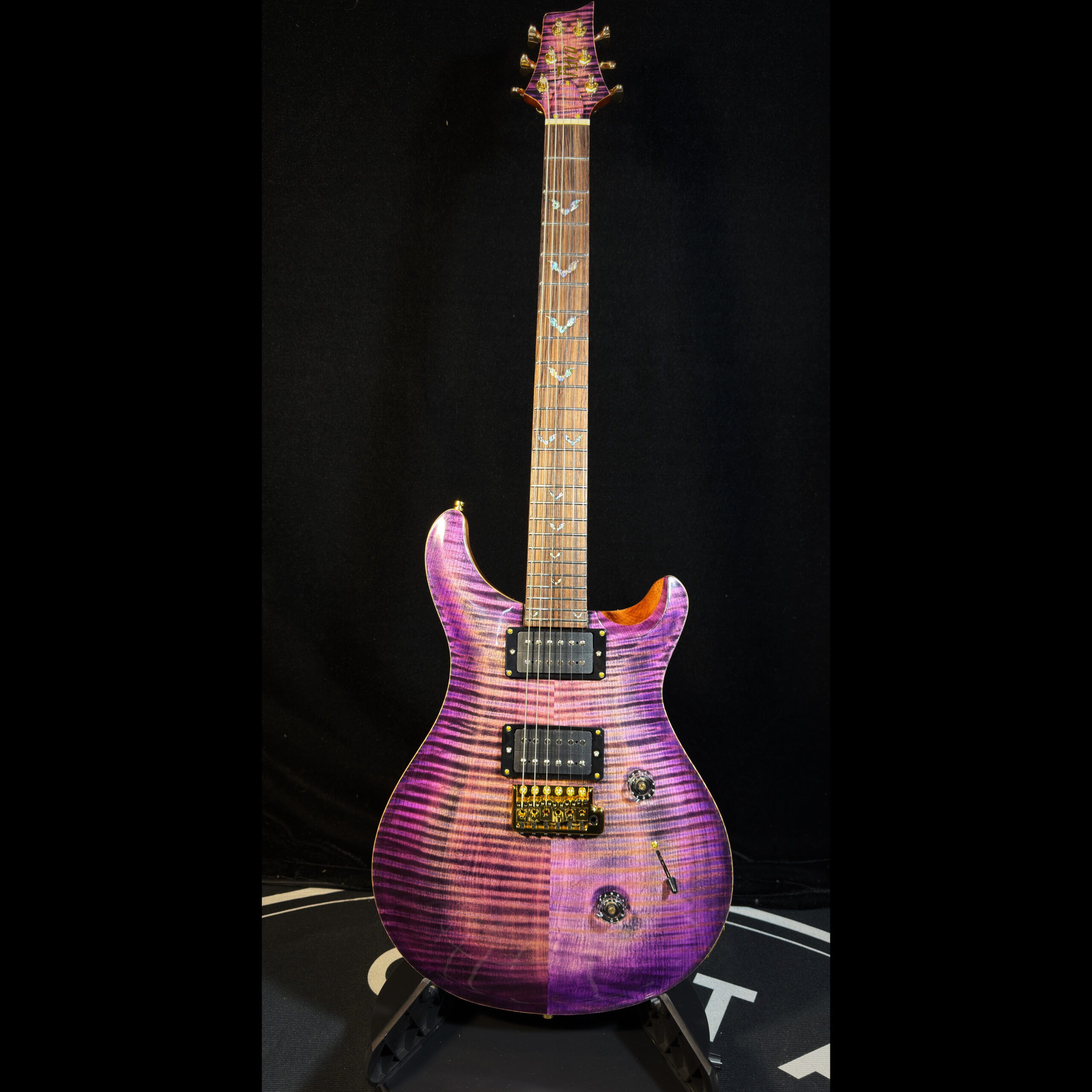 NO.8 Pyro-RS Solid Flame maple top (dark purple)