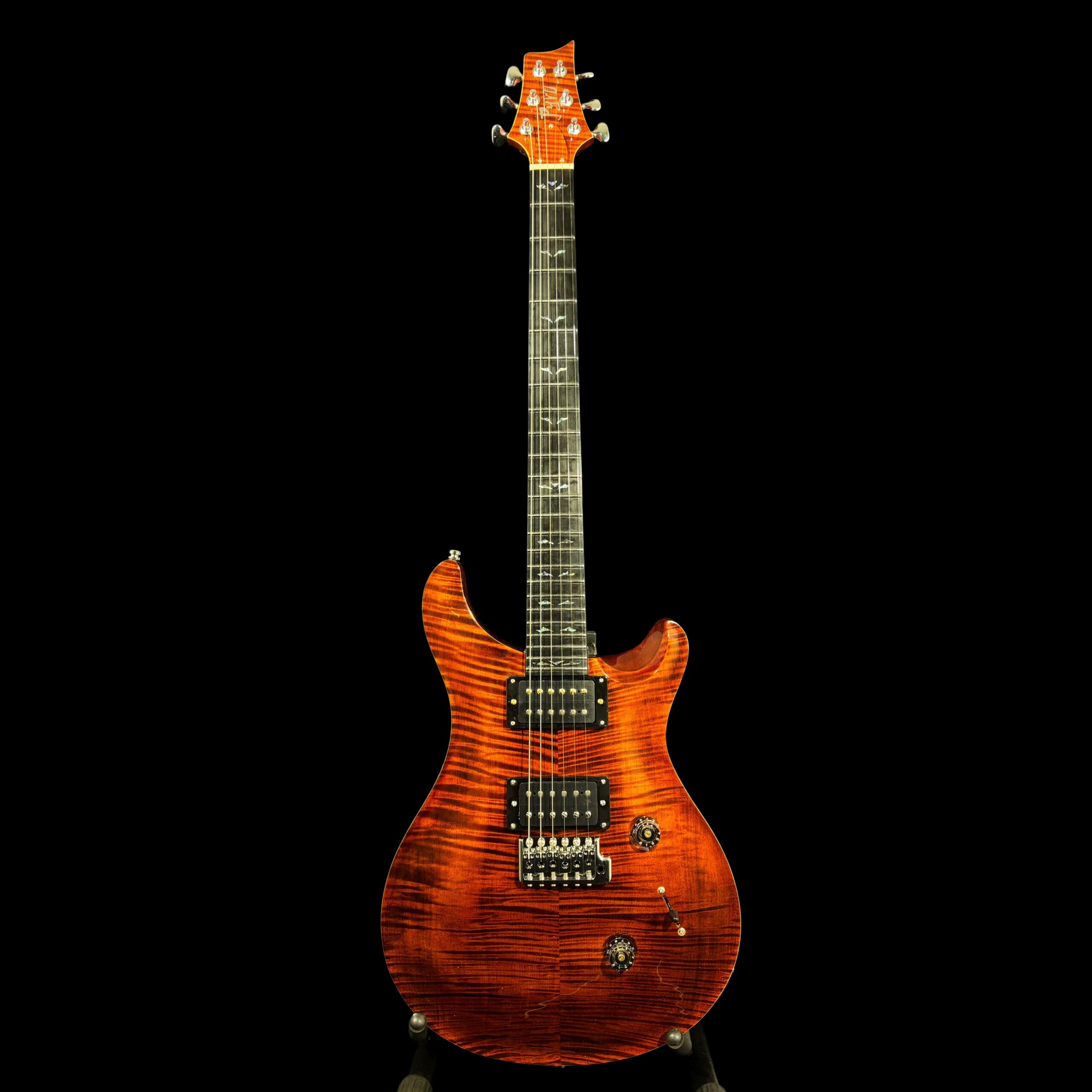 NO.4 Pyro-RS Solid Flame maple top and back, flame maple neck(Orange Tiger)