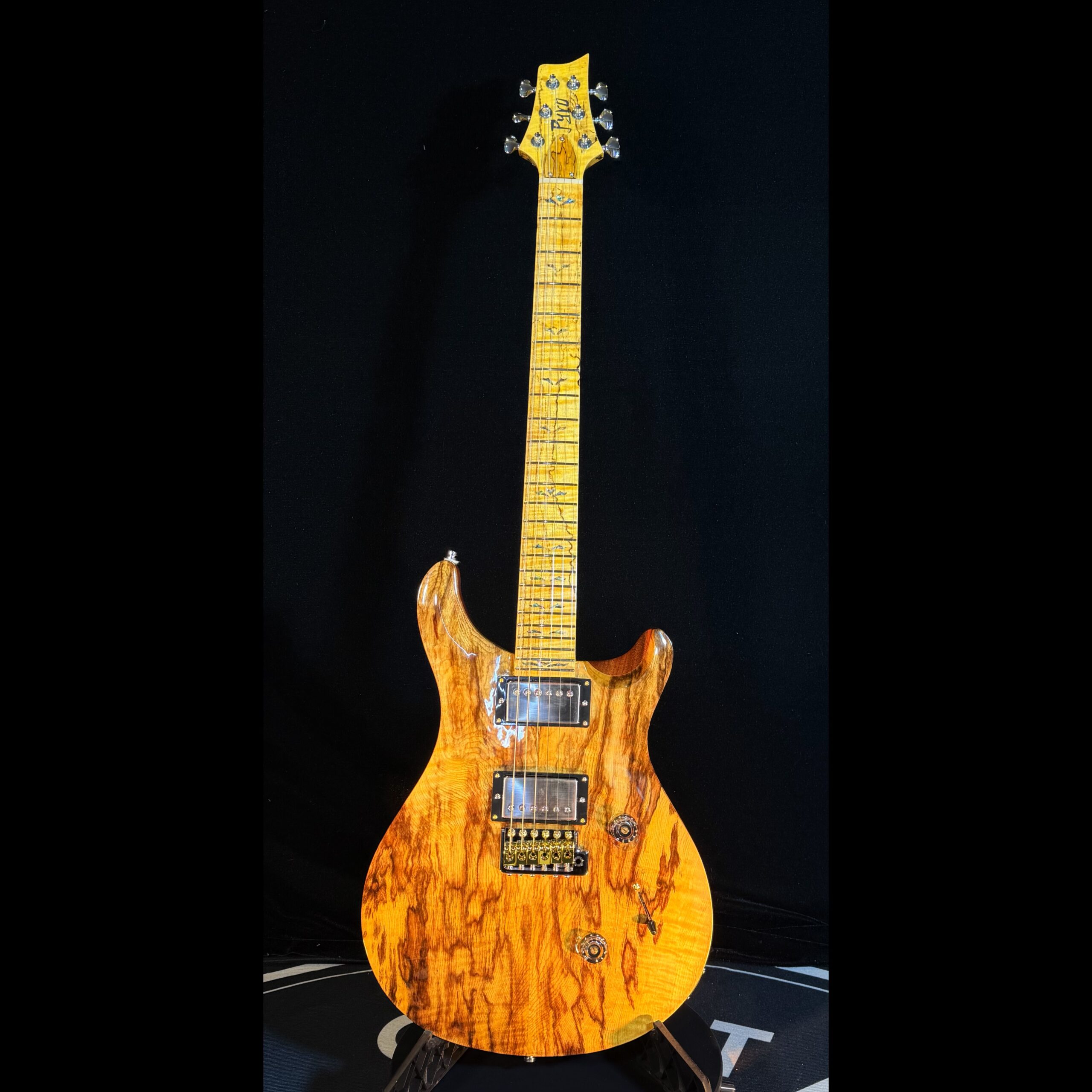NO.6 Pyro-RS Solid  Spalted Maple top and neck(Yellow)