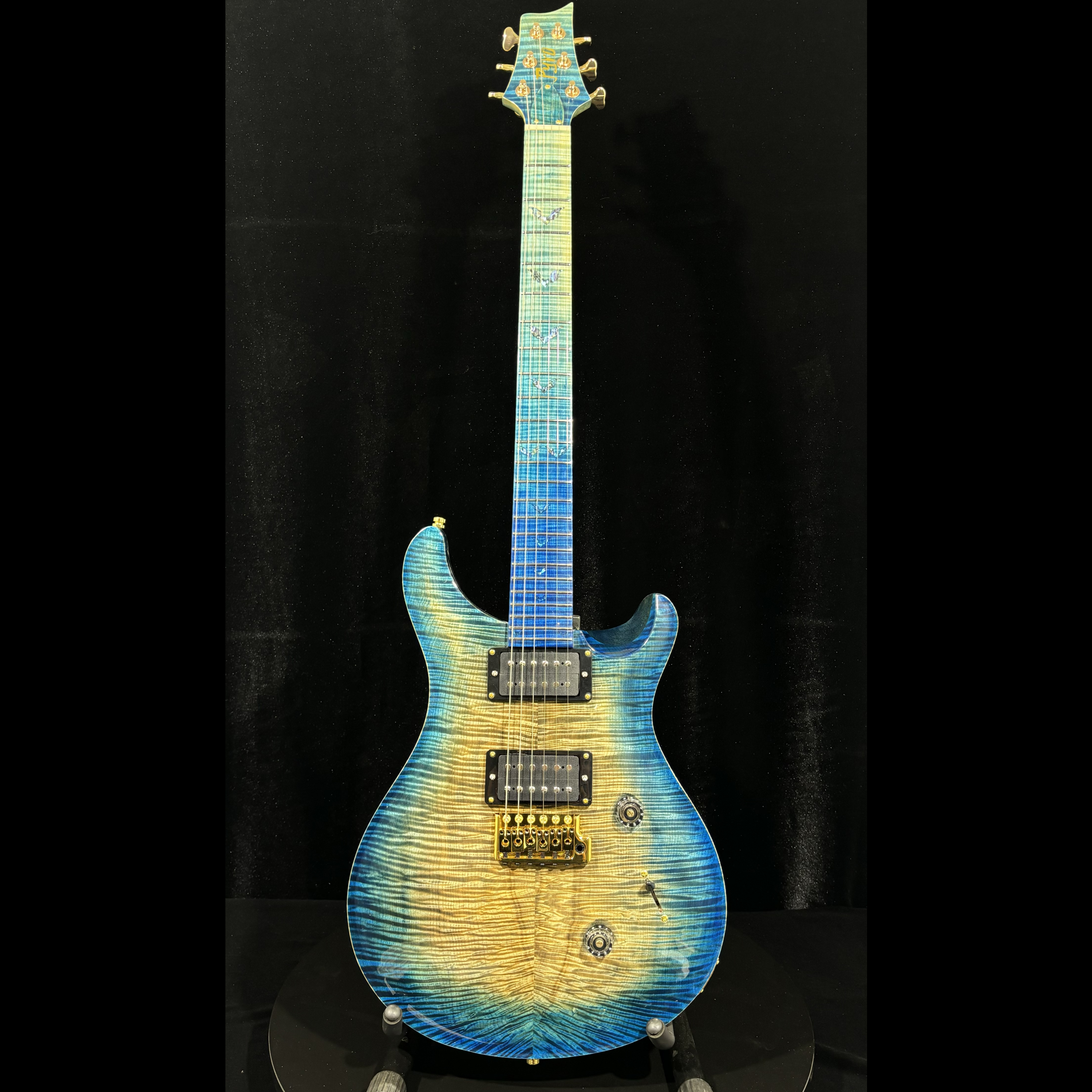 NO.6 Pyro-RS Solid Flame maple top and neck(Surfing)