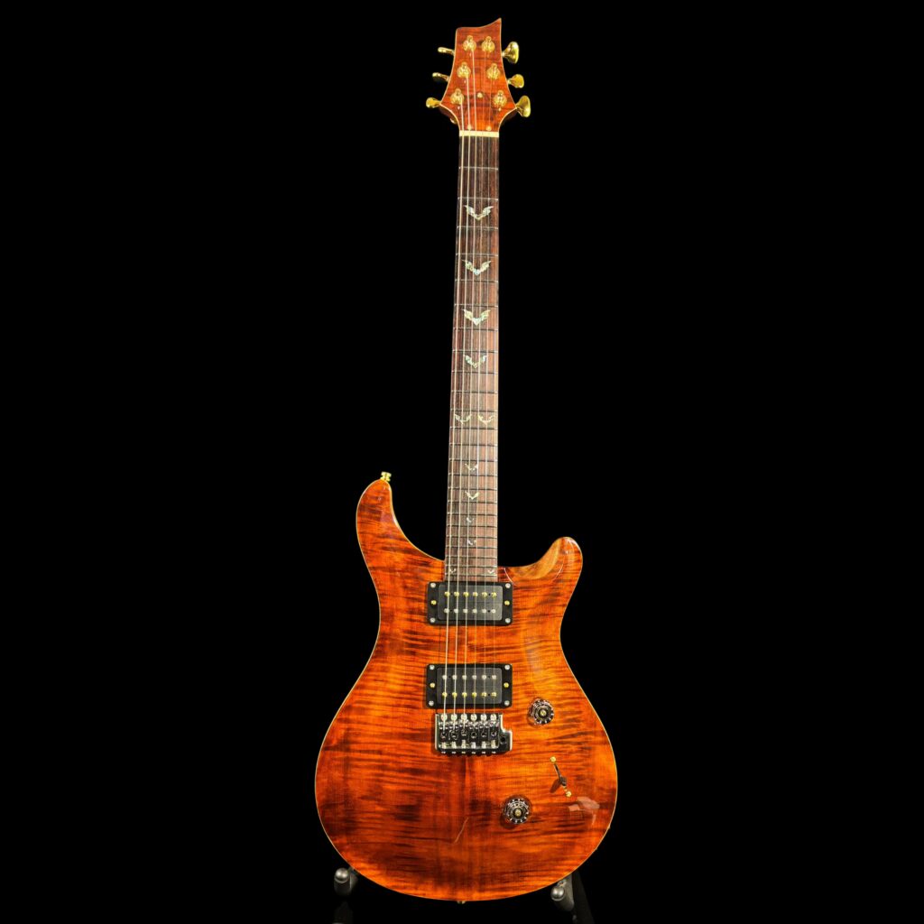 NO.7 Pyro-RS Solid Flame maple top and flame maple Neck(Scorching orange)