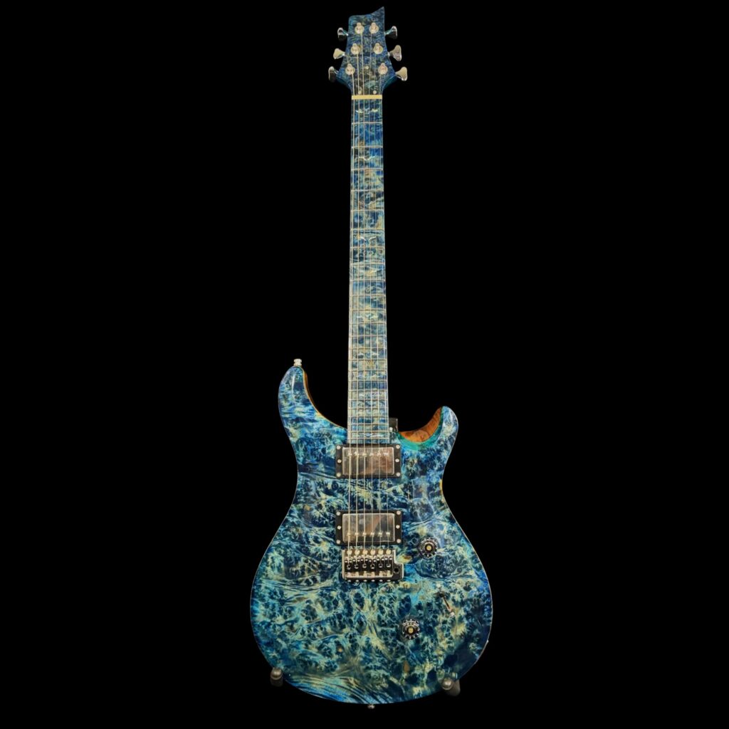 NO.2 Pyro-RS Solid one piece Golden Camphor Burls(blue and white porcelain)