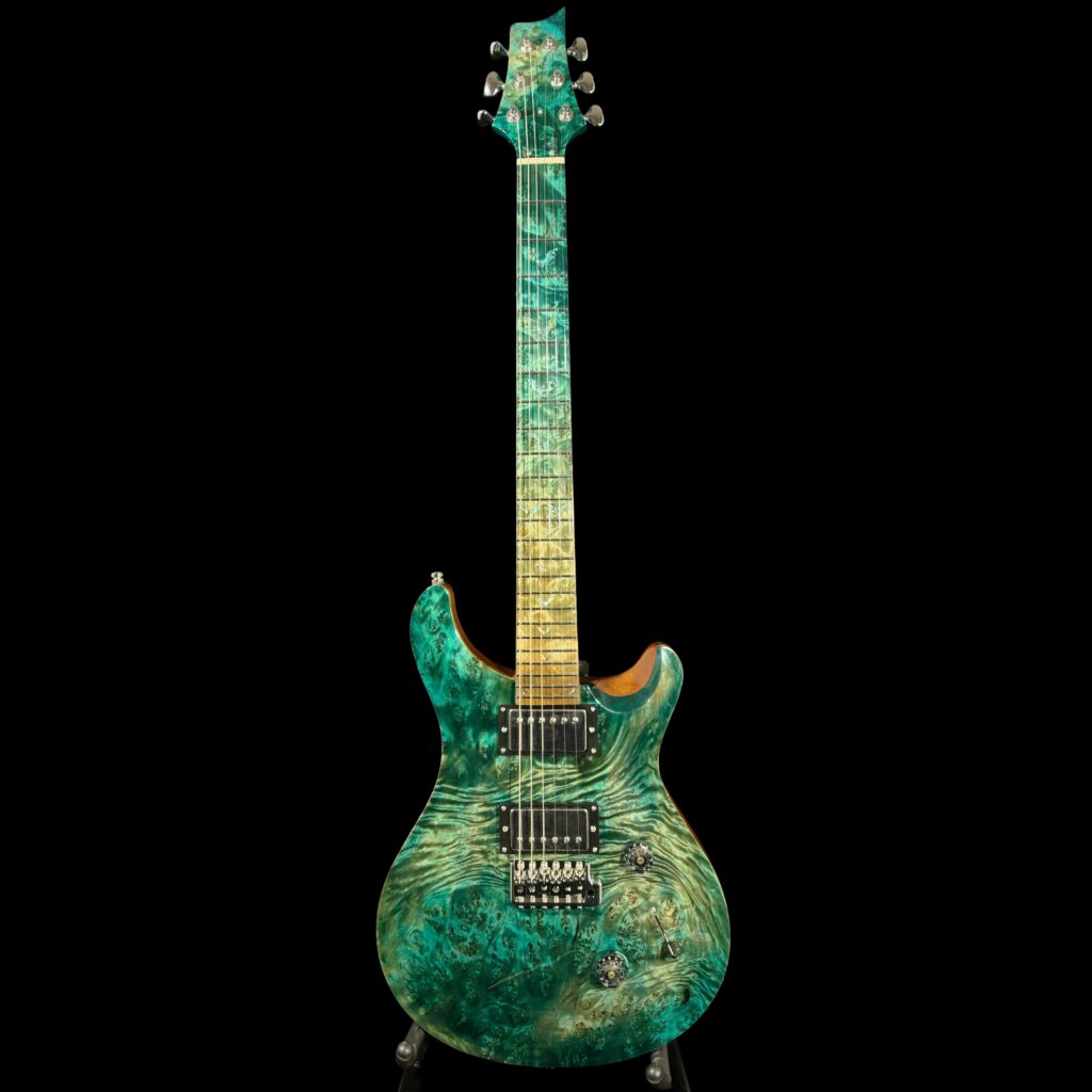 NO.2 Pyro-RS Solid one piece Golden Camphor Burls(Mint green)