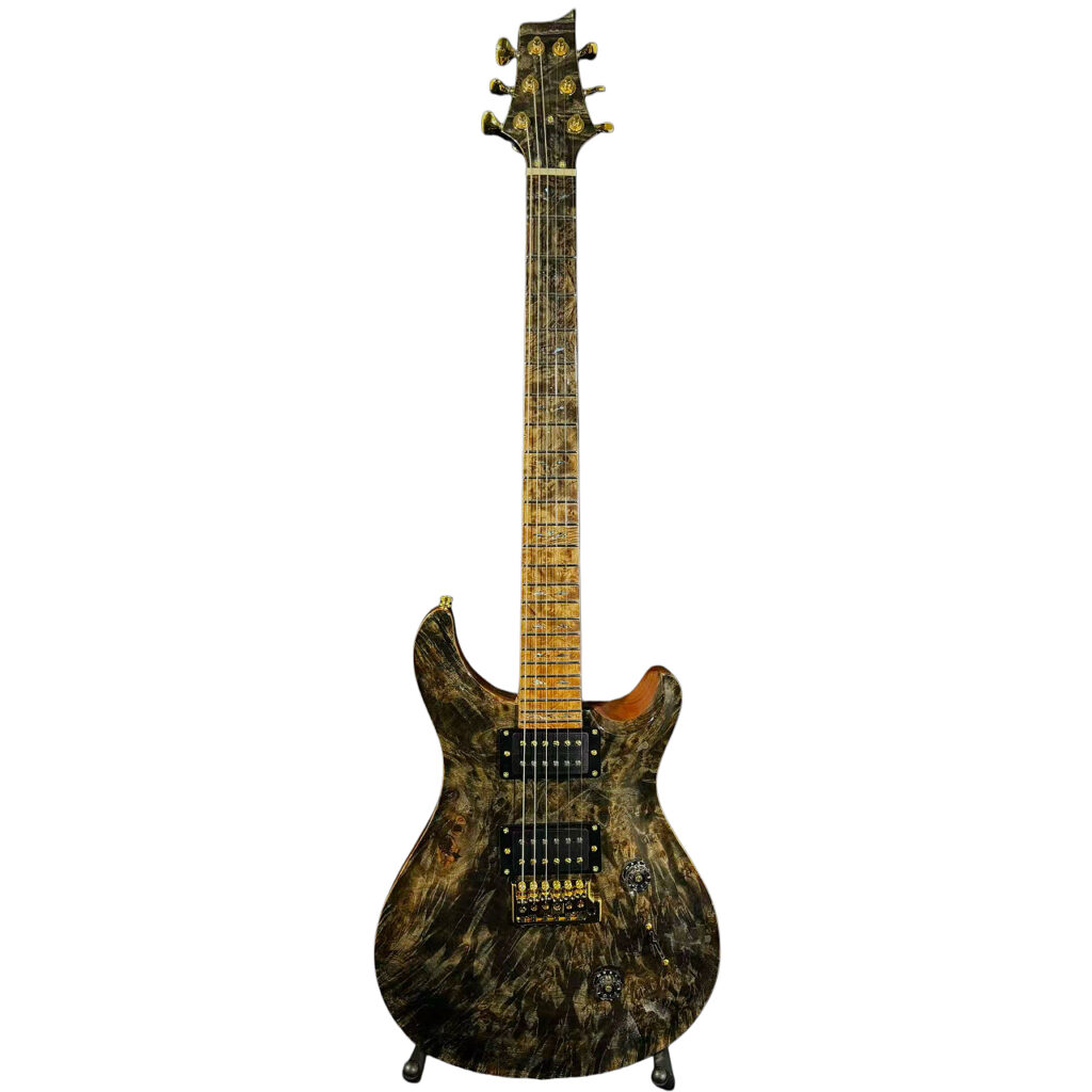 NO.4 Pyro-RS Solid one piece Golden Camphor Burls(Black Star)