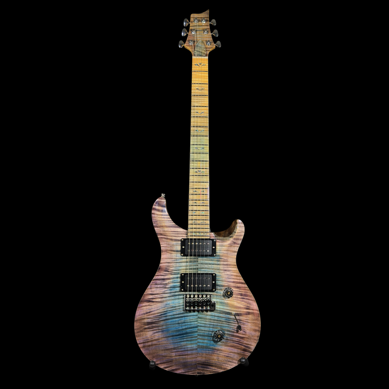 NO.2 Pyro-RS Solid Flame maple top and back; flame maple Neck(marshmallow)