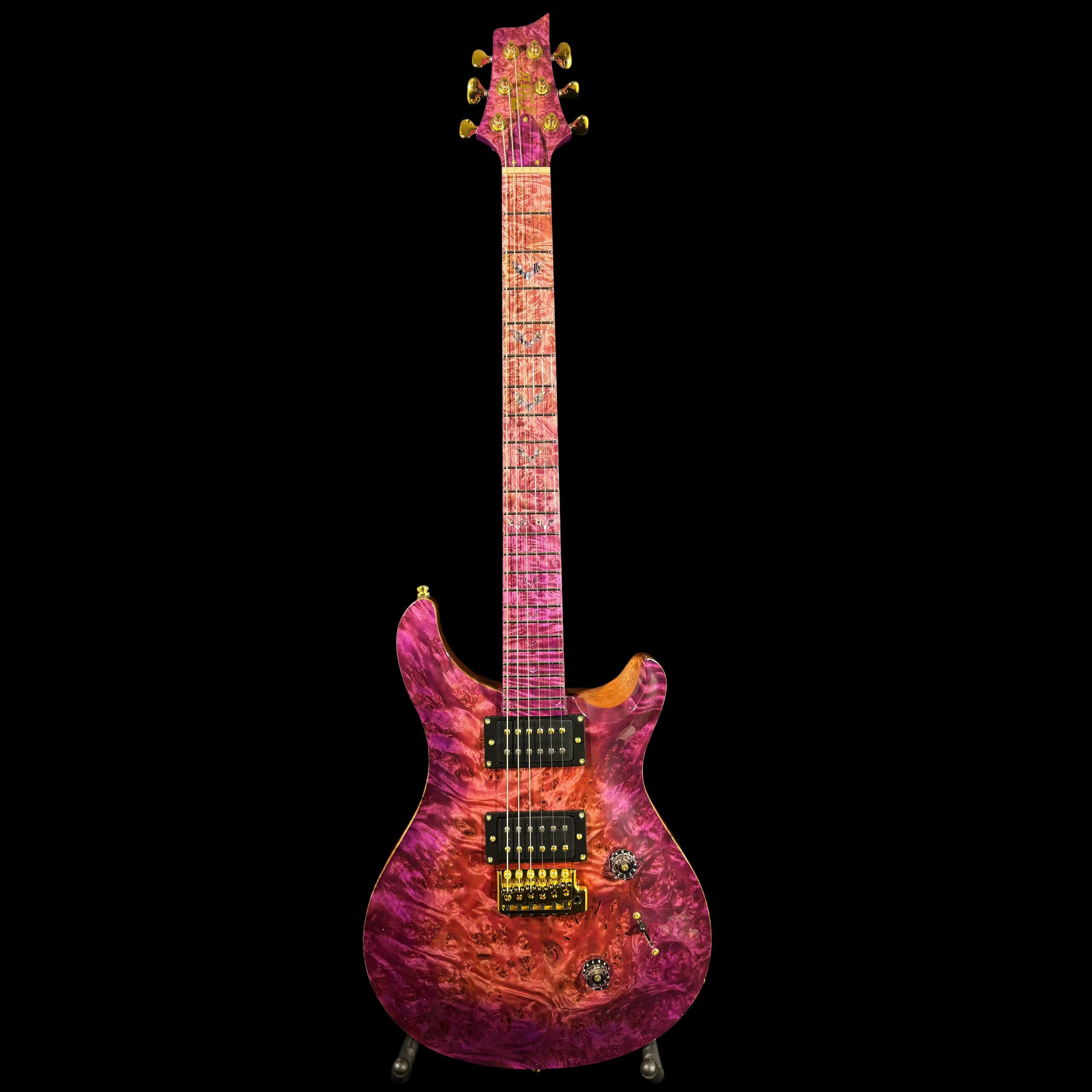 NO.10 Pyro-RS Solid one piece Golden Camphor Burls(Purple Sprite)