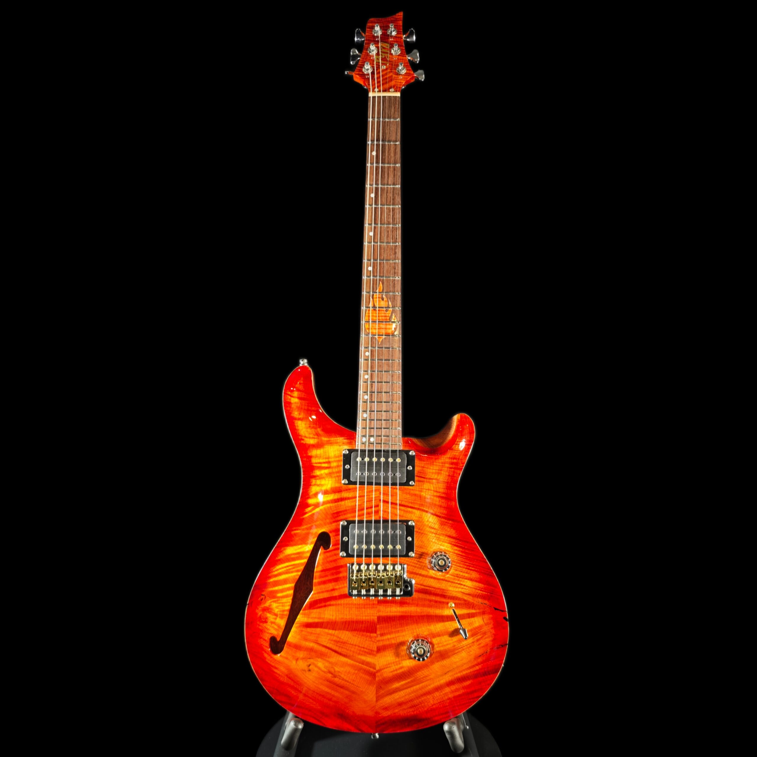 Pyro-DC  Semi Hollow Guitar( Cherry Sunburst)