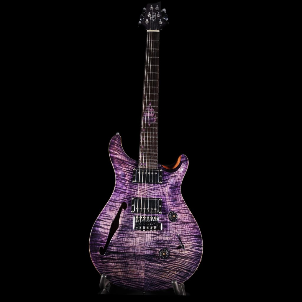 Pyro-DC  Semi Hollow Guitar(Dark Purple）